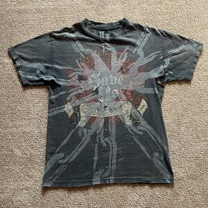 VTG ‘07 WWE Jericho Y2J “Save Us” Distressed Black Tee